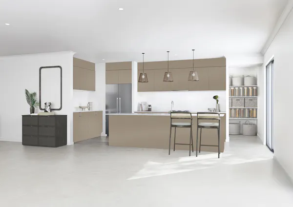 Kitchen in the Hacienda interior colour style